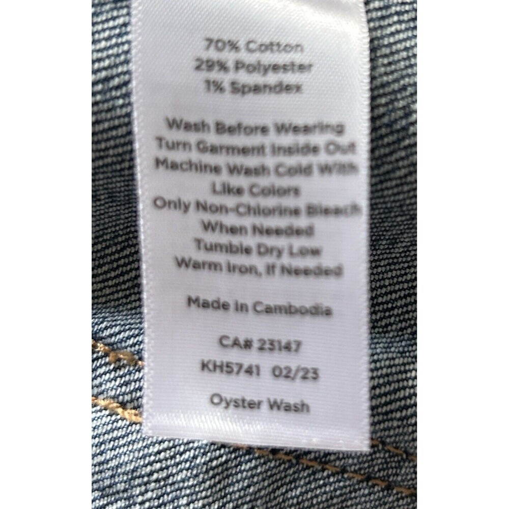 Talbots Plus Size 16 Button Fly Denim Patch Pocke… - image 5